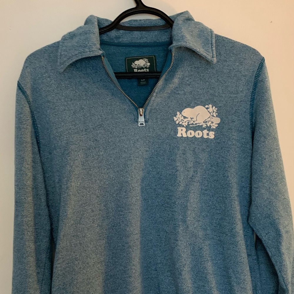 Roots quarter zip.